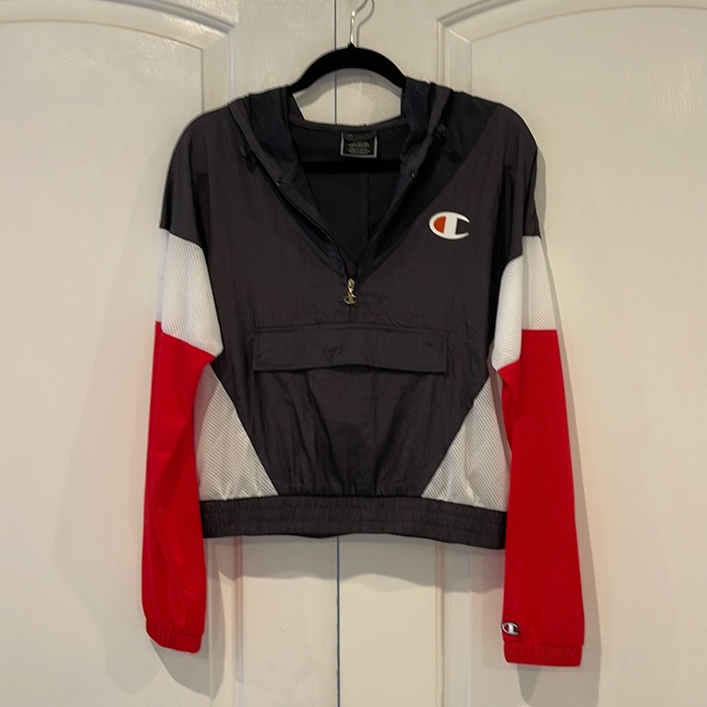 Champion pull over jacket/hoodie/athletic wear